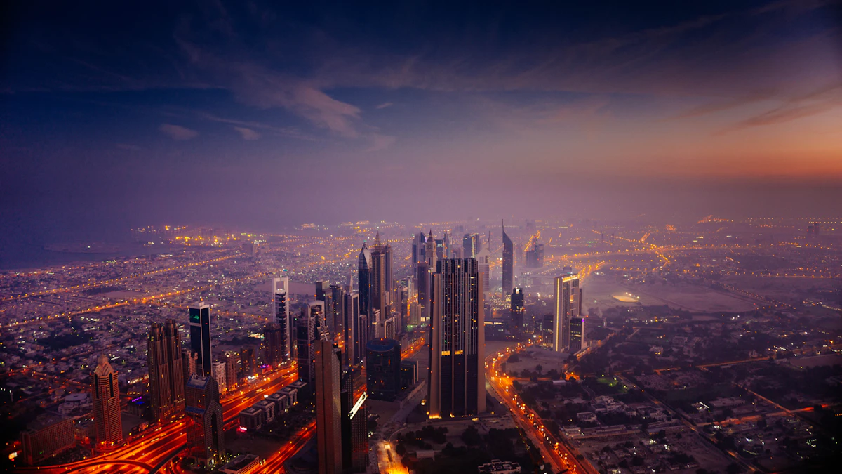 The city holding still for a moment.